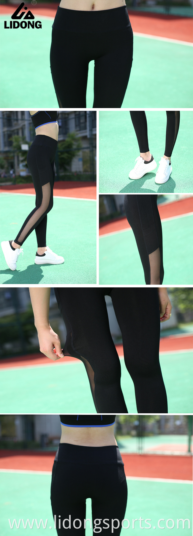 wholesale fashion breathable soft compression tights yoga pants for womens